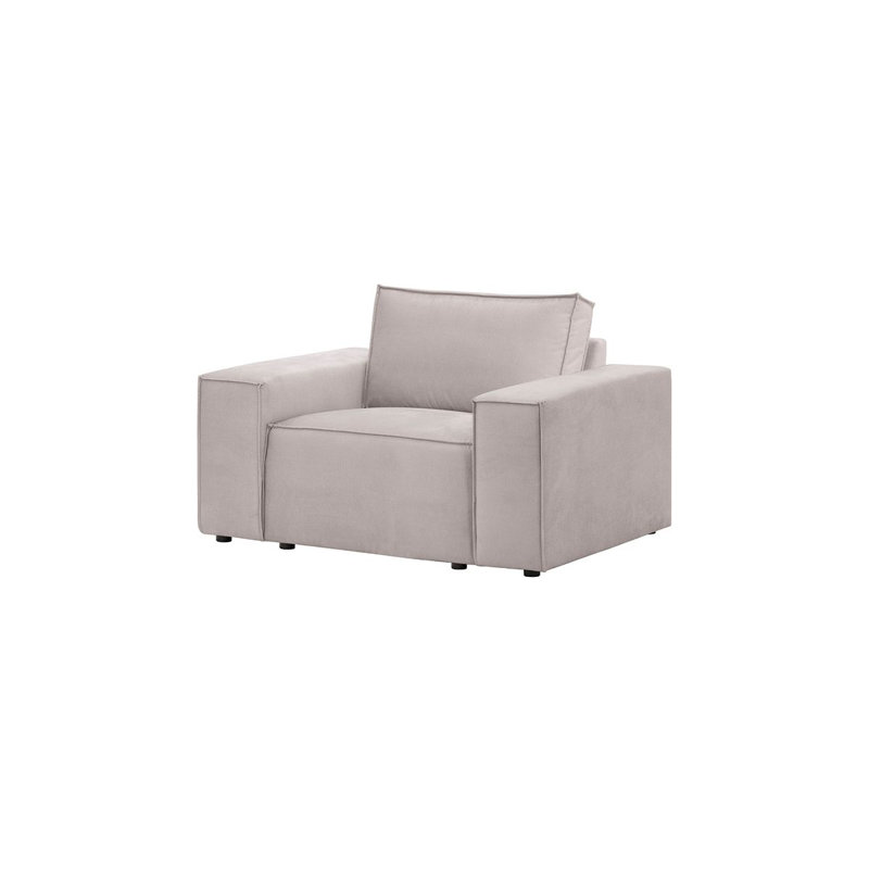 Upholstered Armchair, Ivory