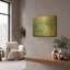«Sunrise» par Claude Monet, art mural en métal doré, 16 po x 12 po-134373379