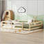 Lit double sur pied avec clôture Montessori-1373412236-1373412226
