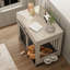 Large Dog Crate Furniture with Drawer Storage, Sliding Doors, Rotating Bowls-914964205