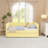 Daybed with Trundle Twin Size Sofa Bed No Box Spring Needed, with USB Port and Adorable Wave Shaped, Linen Fabric-129700450
