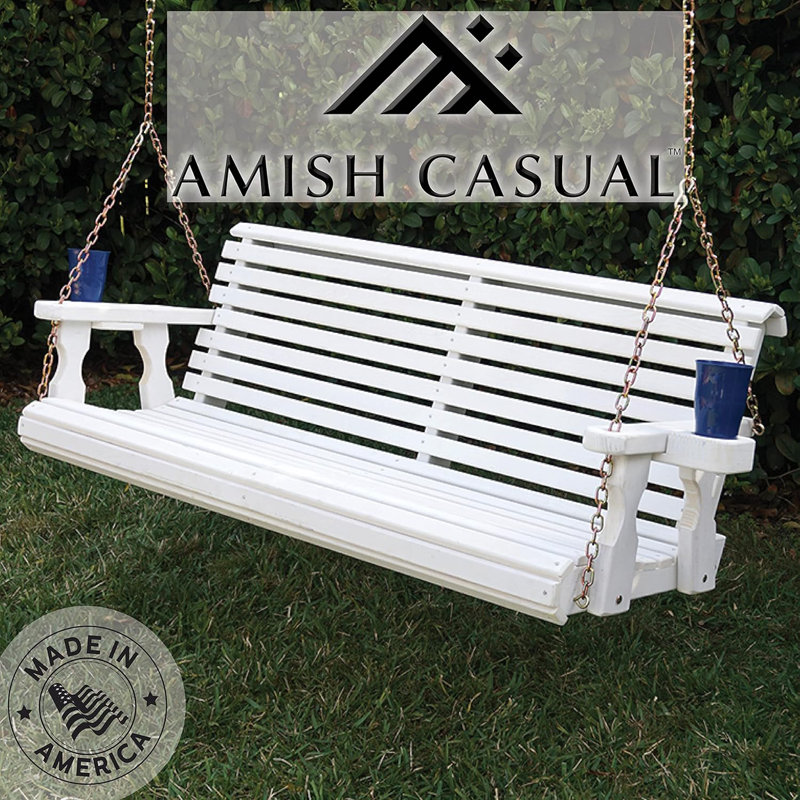 Balancelle Amish Casual, Teinture blanche semi-solide