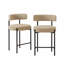 Tabouret de comptoir rembourré 24 po Najira-1477308004-1477308002-1484025977