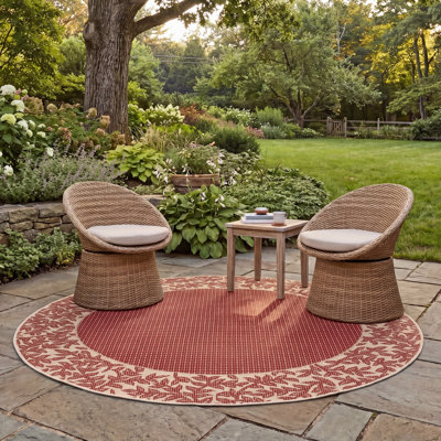 Tapis d'intérieur / extérieur à motif géométrique Herefordshire Performance