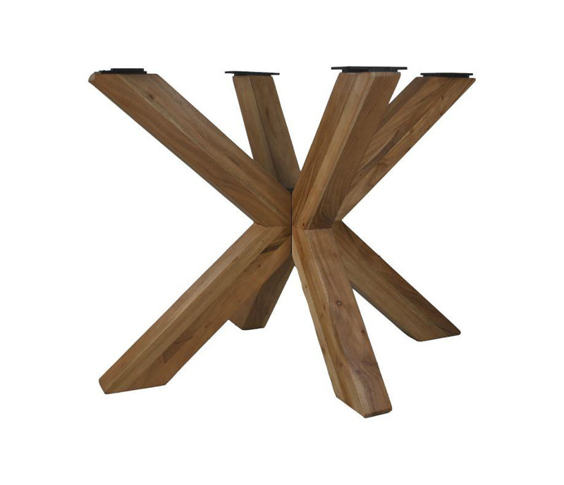 Caselli Solid Wood Table Base, 73cm H x 100cm W x 76cm D
