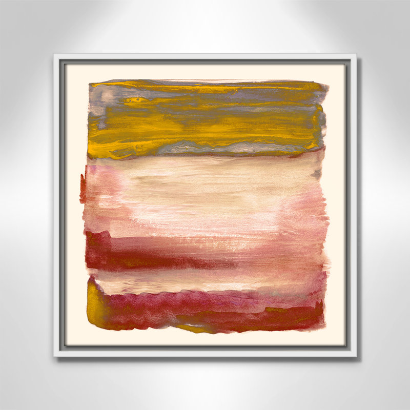 Yellow Sky I Print by Nan, White, 17.5" H x 17.5" W