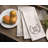 Nature's Script Cotton Embroidered Tea Towel Kitchen Towel