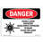OSHA Danger Visible Laser Radiation Avoid Sign-73308802