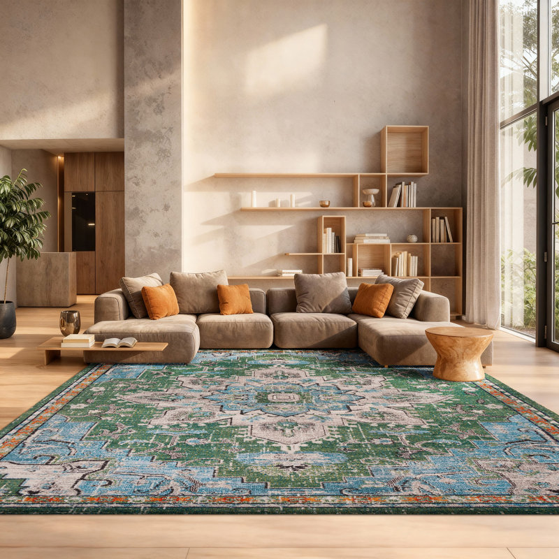 Madison Performance Oriental Rug, Rectangle 8' x 10'