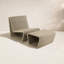 Chaise Adirondack en résine avec repose-pieds Jim