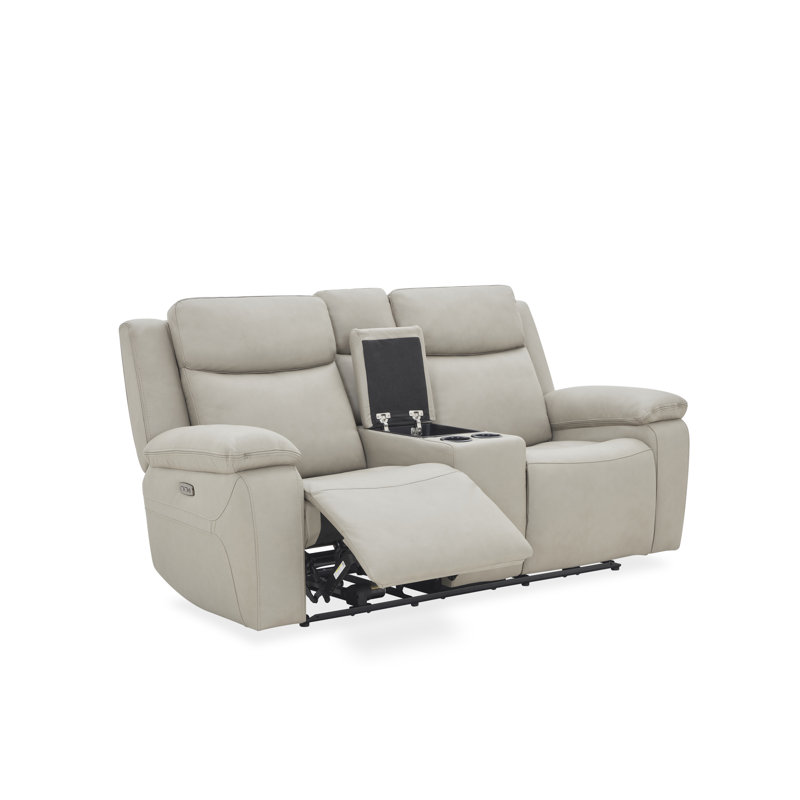 Causeuse double Charles avec cuir Charles