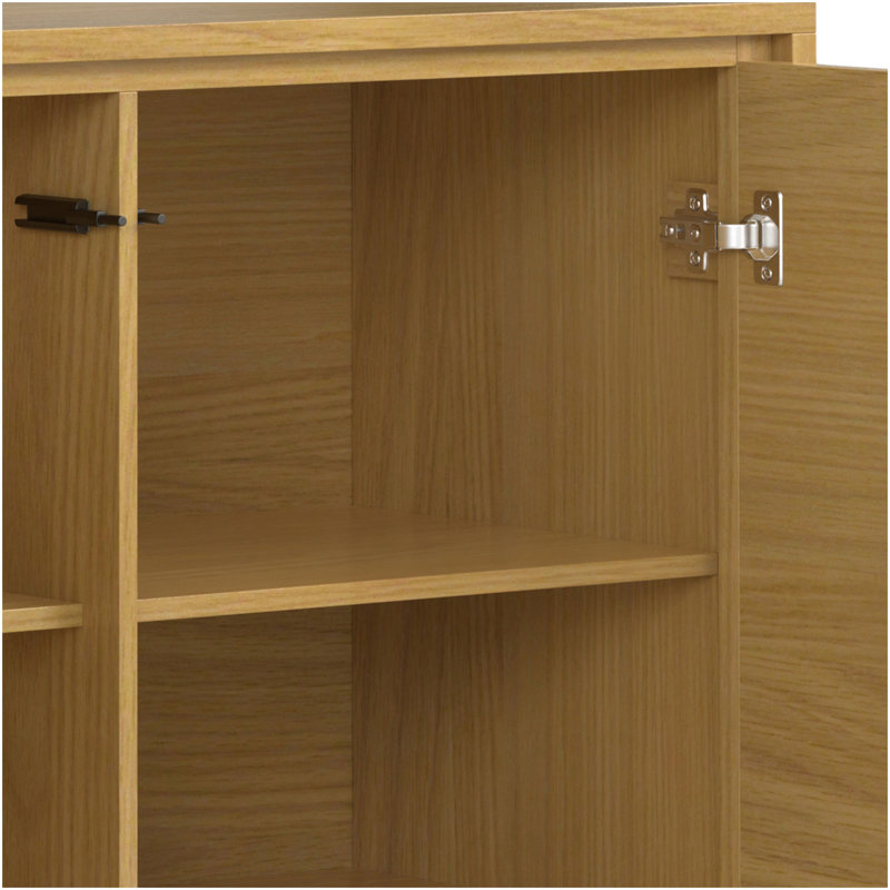 Lowry - Medium Storage Cabinet - Oak Veneer