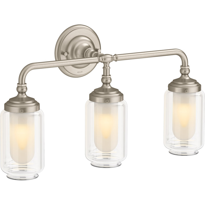 Artifacts 23 In. Three-Light Sconce, Vibrant Brushed Bronze