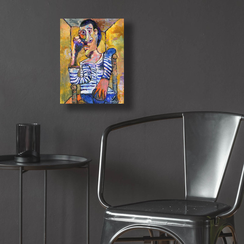 " Picasso " by Richard Wallich, 16" H x 12" W x 0.13" D