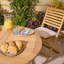 Rowlinson Ashdown Folding 4 Seat Dining Set with Cushions