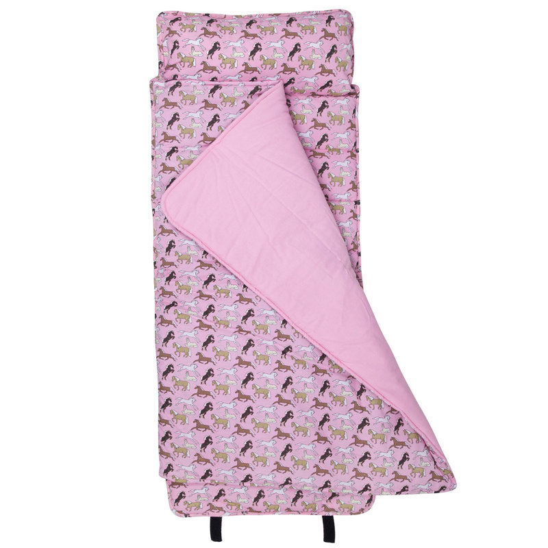 Tapis de sieste pour enfant Wildkin, Chevaux en rose
