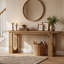 Console 78,74 po en bois massif extra long