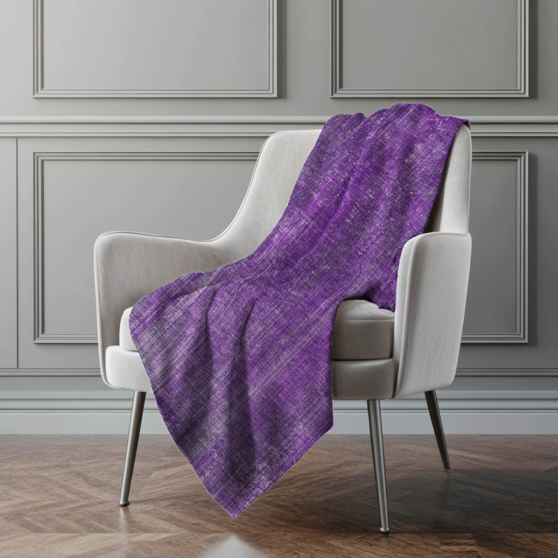 Jeté en sherpa Addison, Mauve