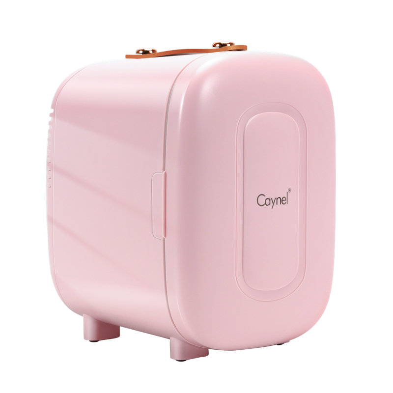 Mini réfrigérateur portatif à 5 boîtes Caynel, Rose