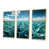 Toile naturelle avec cadre flottant
