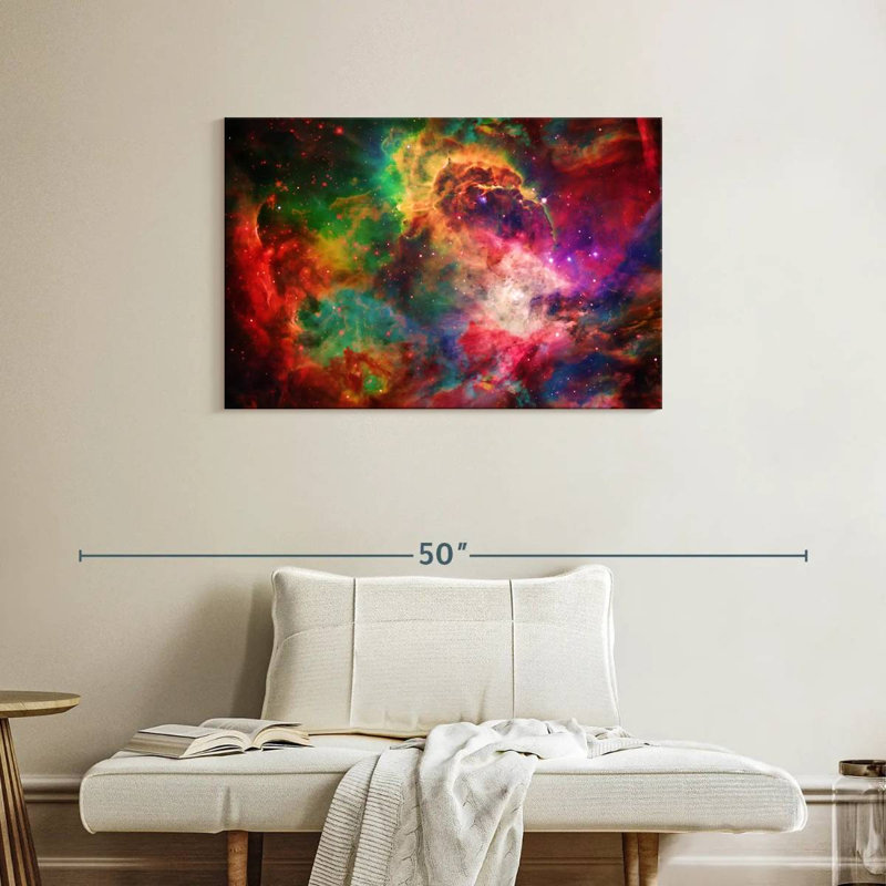 Oberle Cosmic Burst, 24" H x 36" W