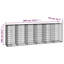 Silver Metal Gabion Wall-86687101