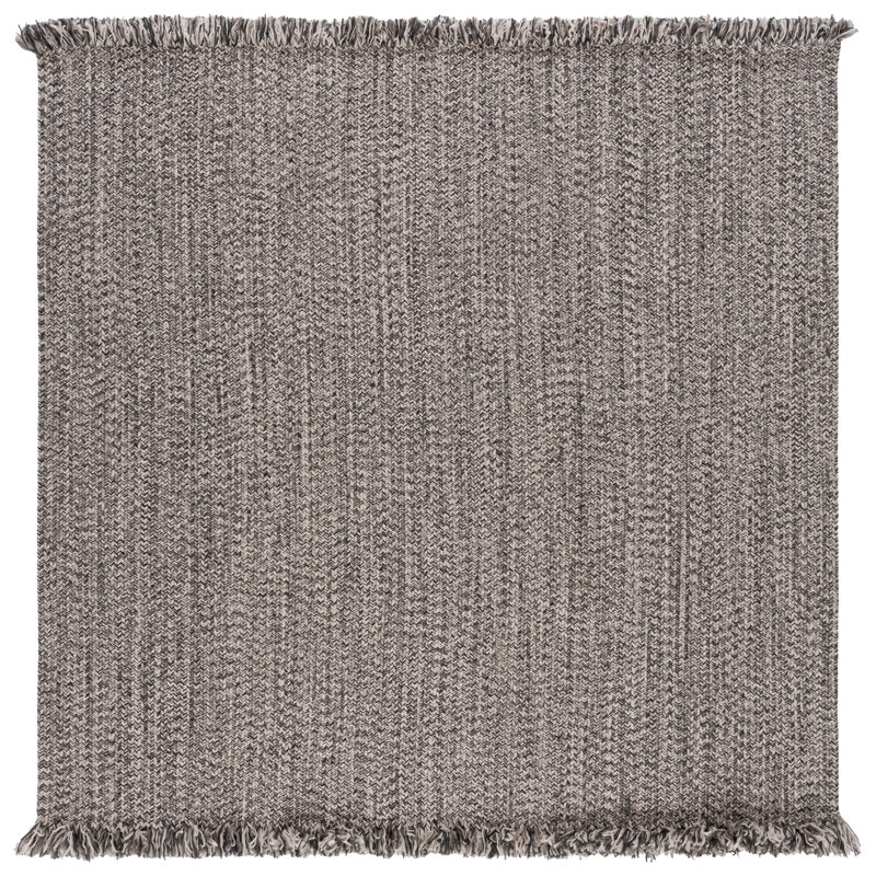 Tapis tressé à la main tressé à la machine 301, Carré 6 pi
