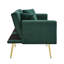 2 Seater Velvet Loveseat-1889045894