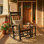 Hudson HDPE Outdoor Rocking Adirondack Chair
