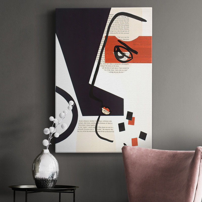 «Face of a Century V», reproduction sur toile tendue, H 18 po x l 12 po x P 1,5 po