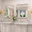 Miroir de salle de bain rectangulaire encadré en or l 24 po x H 30 po Lyra-133686886-134458425