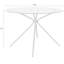 Orrum Round Glass Top Metal Base Dining Table-2117303438