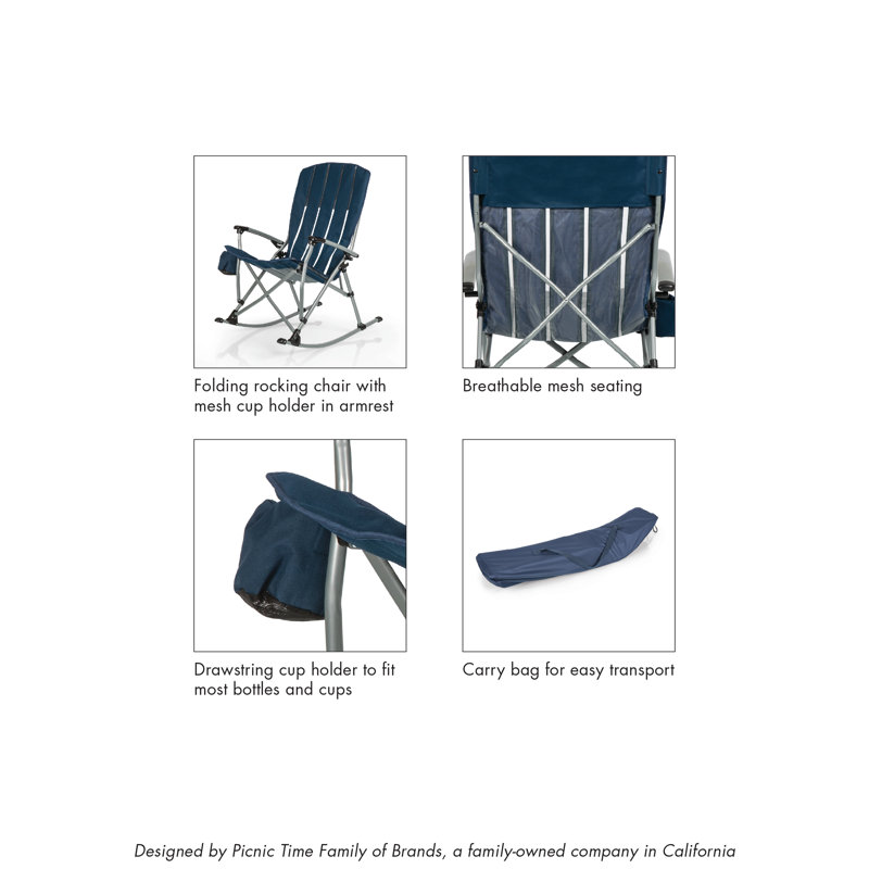 Chaise de camping pliante Huron