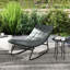 Chaises berçantes d'extérieur avec coussins épais, 2 pièces Outsunny