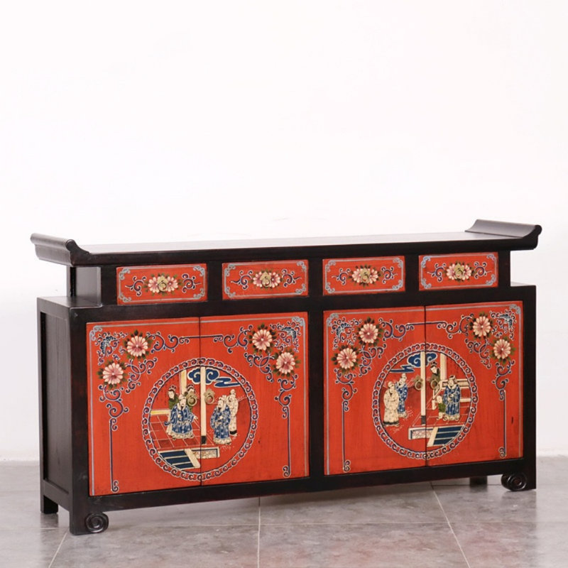 Retro Painted TV Cabinet