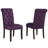 Jacoblee Leviton Solid Wood Tufted Asons Dining Chair, Set Of 2-1432460612