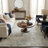 Melby Ivory/Stone Blue Contemporary Abstract Indoor Area Rug-1416742758