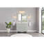 42" Cadet Finish Solid Wood Sink Vanity  With 1' Artificial Stone Top-1571725669