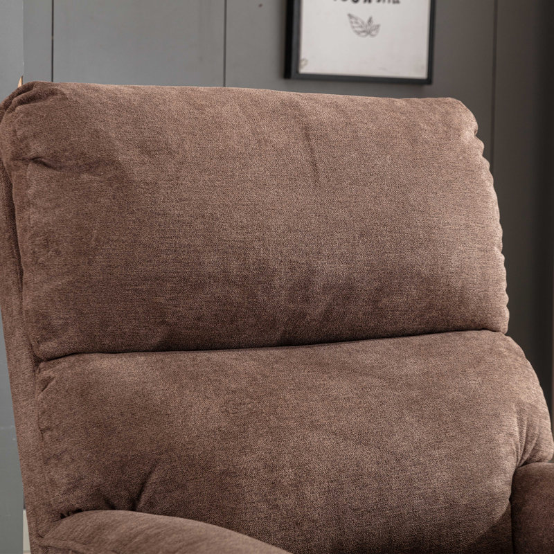 Fauteuil inclinable électrique 30,7 "avec USB, Brun