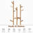 Solid Wood Rotary Coat Rack Freestanding-111179586