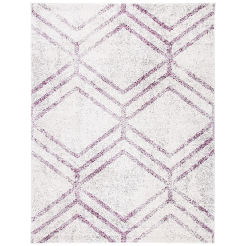 Garney Performance Geometric Rug, Rectangle 8' x 10'