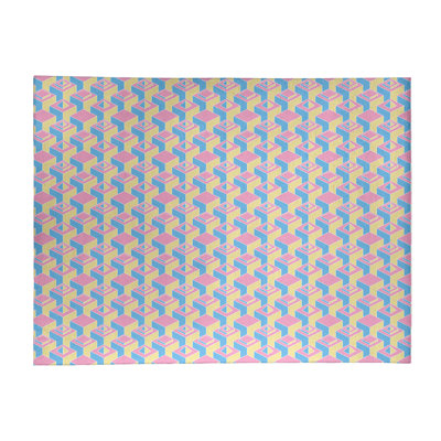 Chenille Geometric Indoor Rug