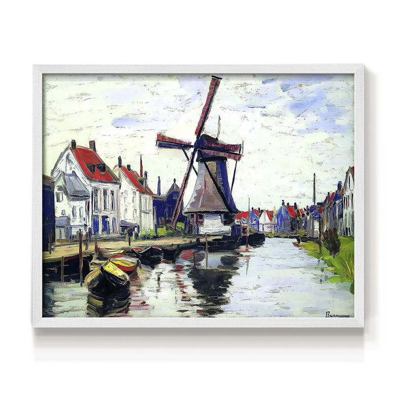 Paysage, série LX, reproduction encadrée, H 8 po x l 10 po, Blanc