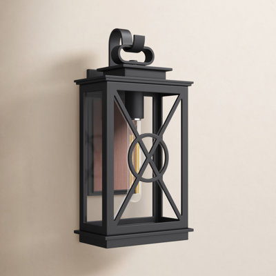 Single Light Rectangle Outdoor Wall Light
