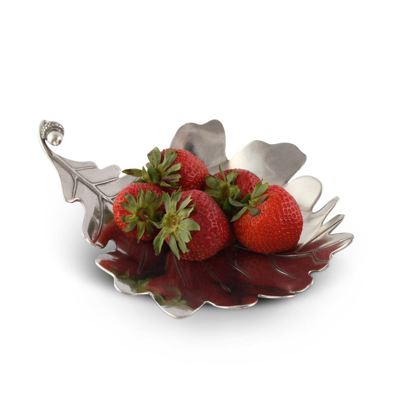 Majestic Forest Handmade Pewter Appetizer Plate
