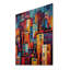 Coloré, ville de Madrid, Popart I sur bois-1920591616