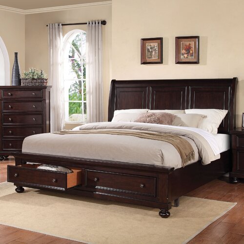 Darby Home Co Stewardson Sleigh Storage Bed & Reviews | Wayfair