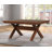 Karven Wood Trestle Extendable Dining Table with Leaf