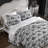 Betsey Johnson Betseys Toile Reversible Black Duvet Cover Set-96985616