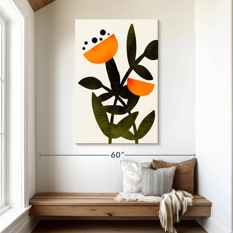 Harnek, une fleur appelée Polly, H 48 po x l 32 po